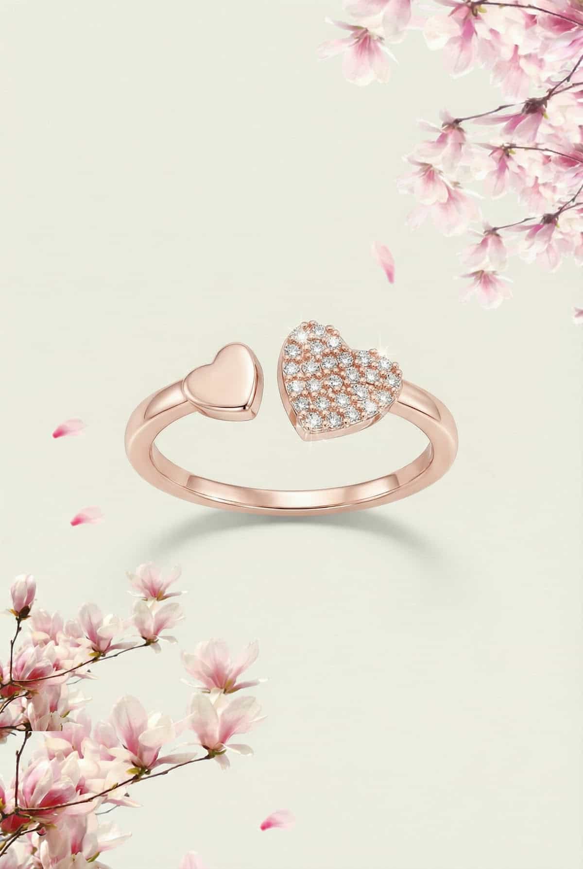 DIAMDOR Золотое кольцо с бриллиантами 0,102ct