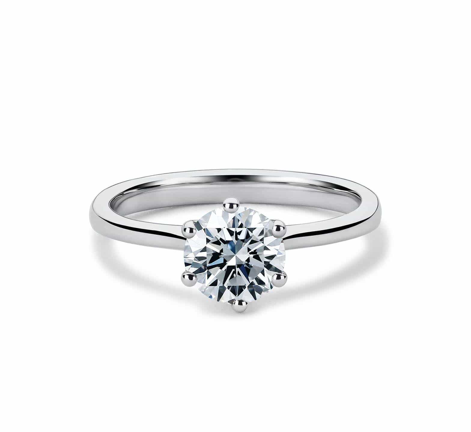 DIAMDOR Золотое помолвочное кольцо