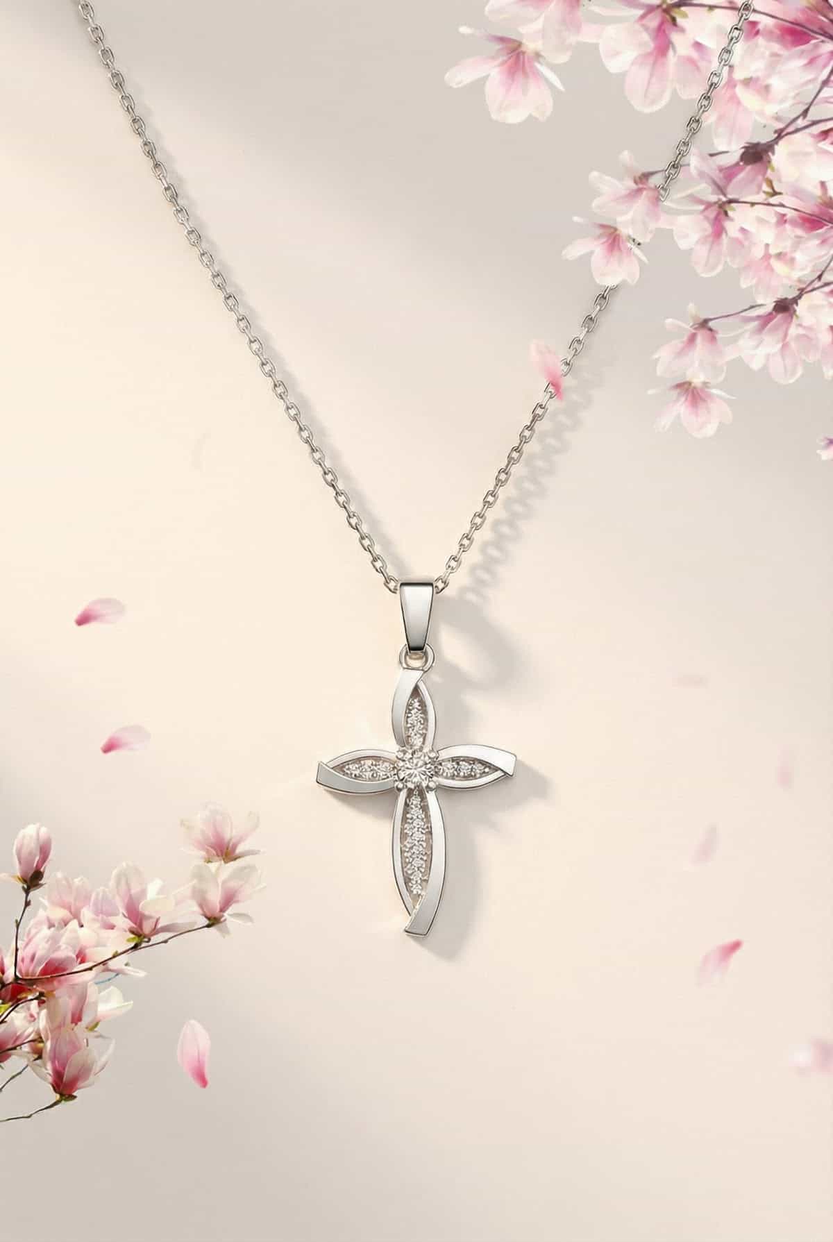 Золотая подвеска с бриллиантами 0,31ct