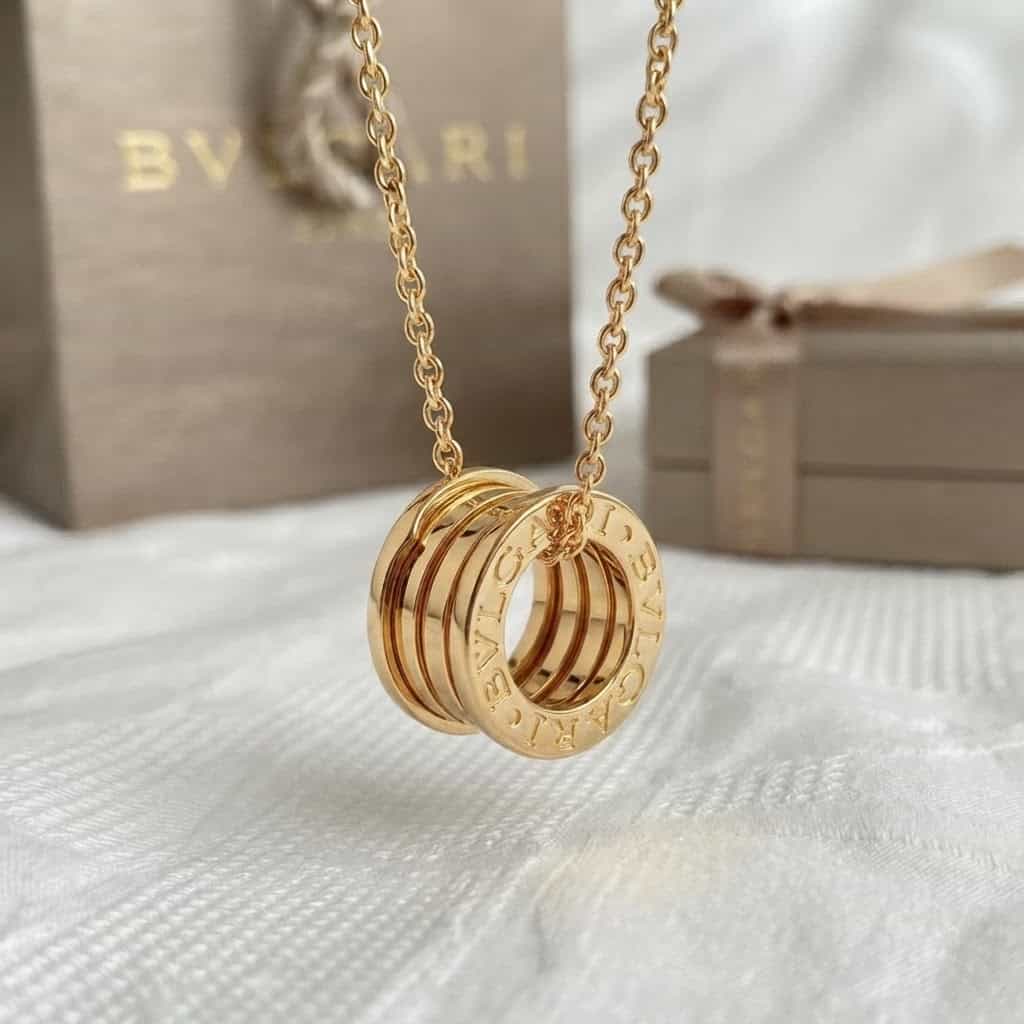 Колье B.zero1 Bulgari из розового золота