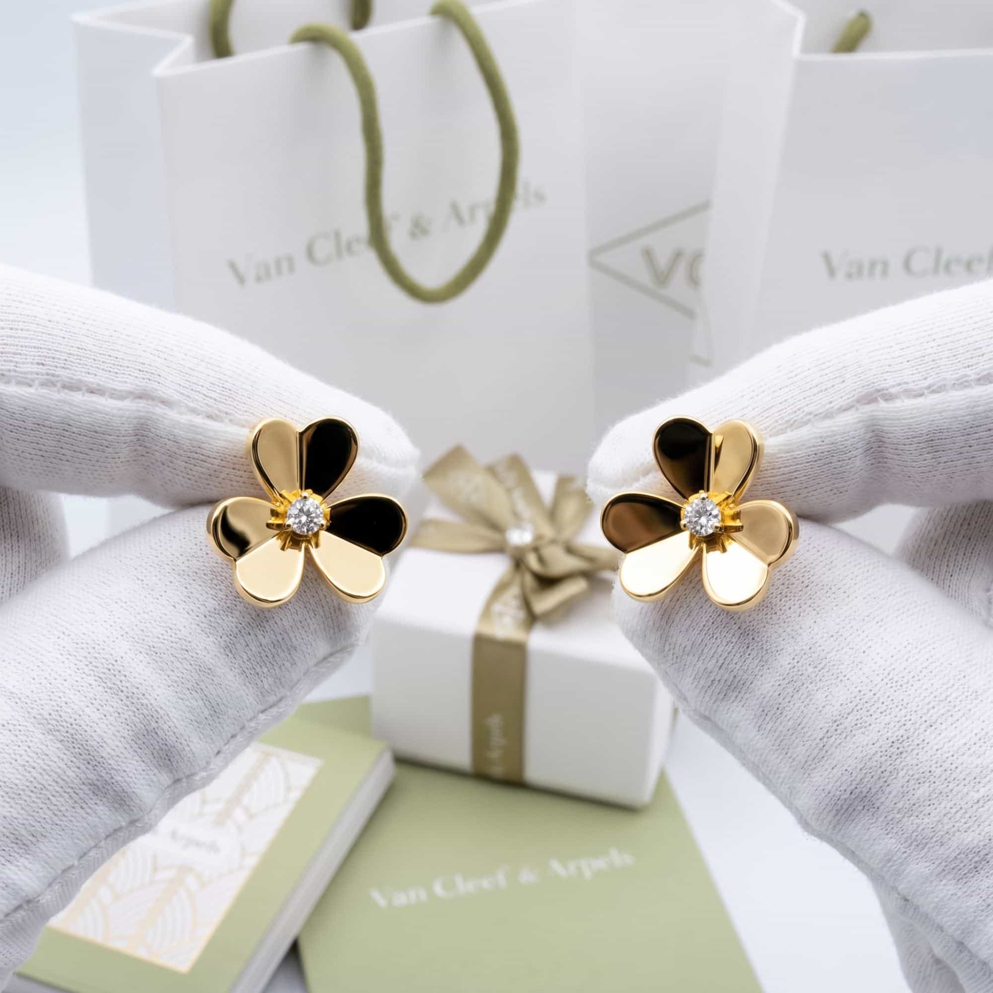 Van Cleef & Arpels Серьги Van Cleef & Arpels Frivole, малая модель
