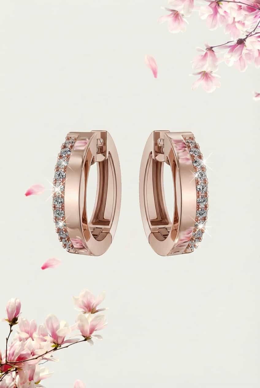 DIAMDOR Золотые серьги с бриллиантами 0,27ct