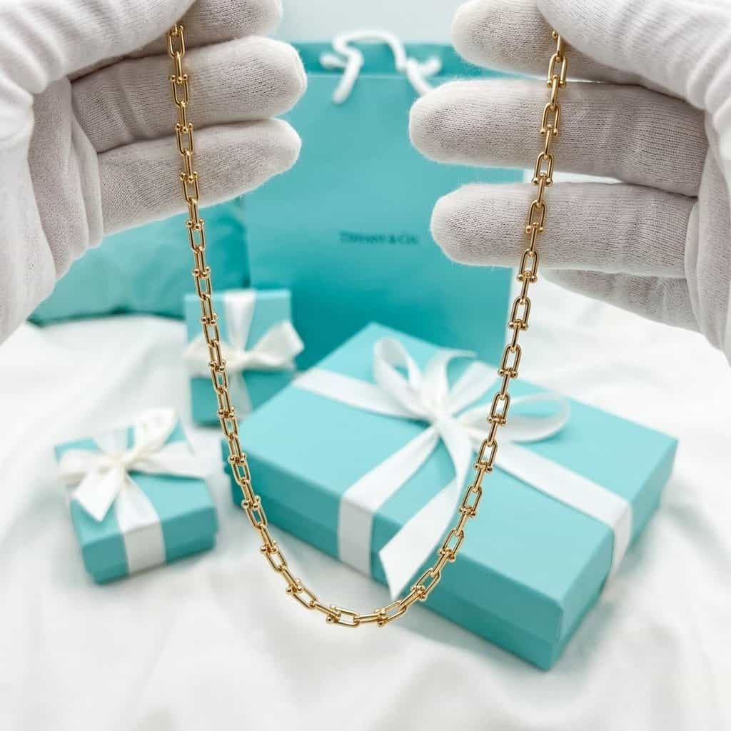 Tiffany & Co. Колье Tiffany HardWear — Small Link в розовом золоте
