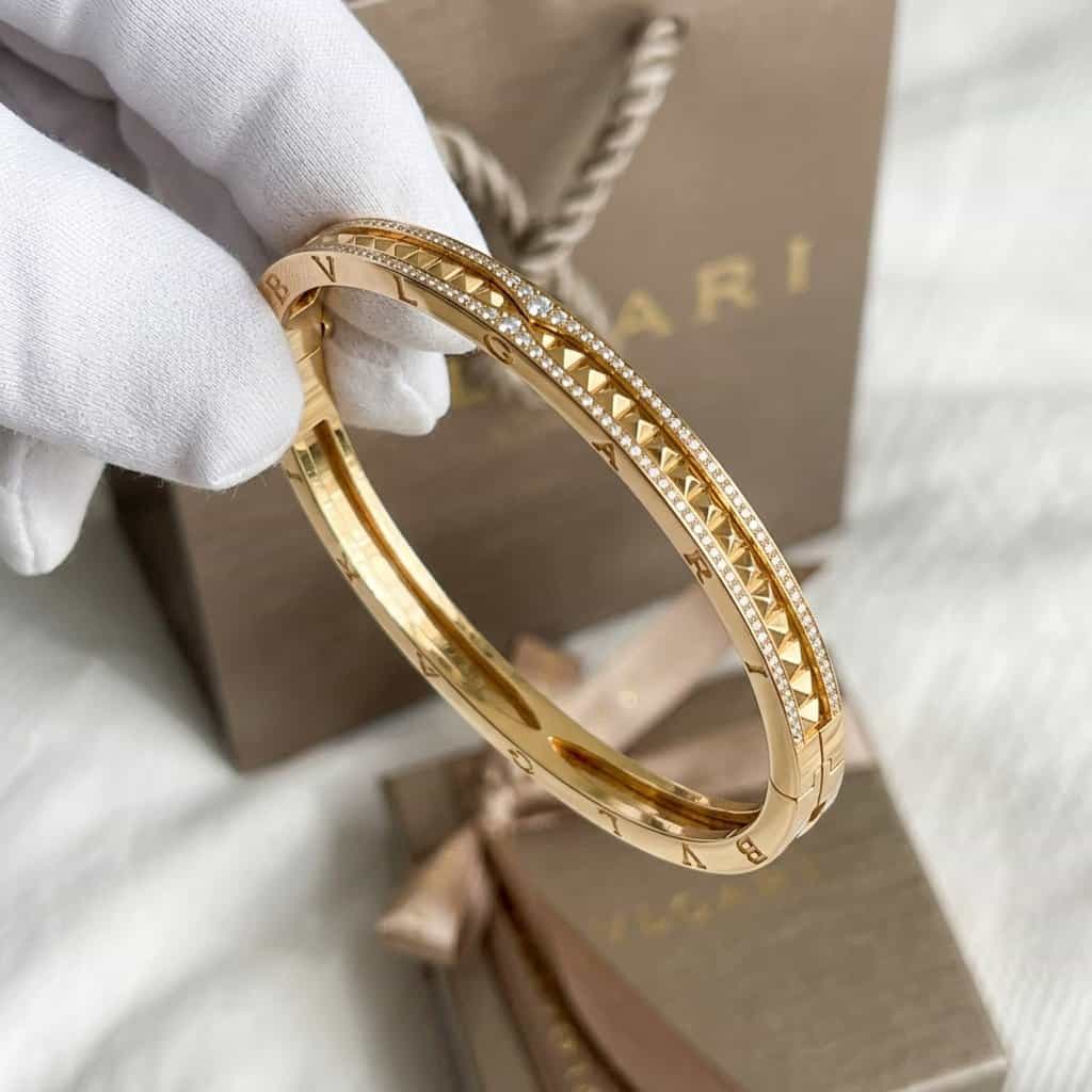 Bulgari B.zero1 браслет Bvlgari с бриллиантами