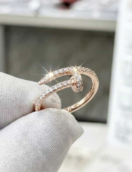 Cartier Кольцо Cartier Juste Un Clou Pave