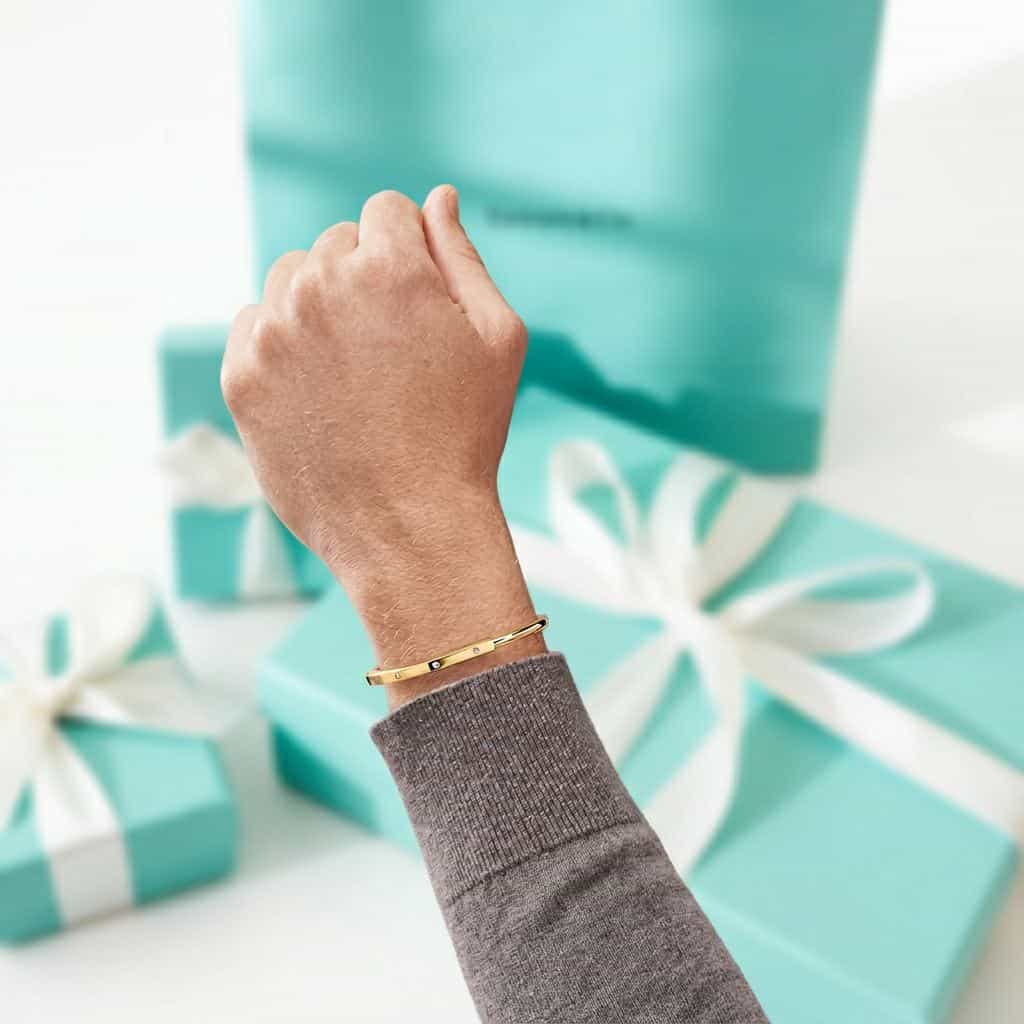 Tiffany & Co. Браслет Tiffany Lock из розового, желтого или белого золота с бриллиантами
