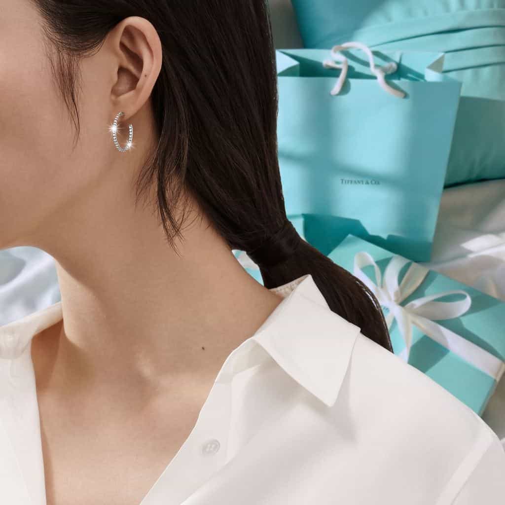 Tiffany Metro — серьги-кольца