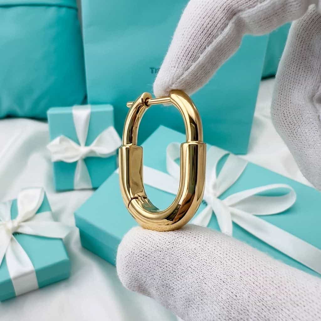 Tiffany & Co. Серьги Tiffany Lock — малые