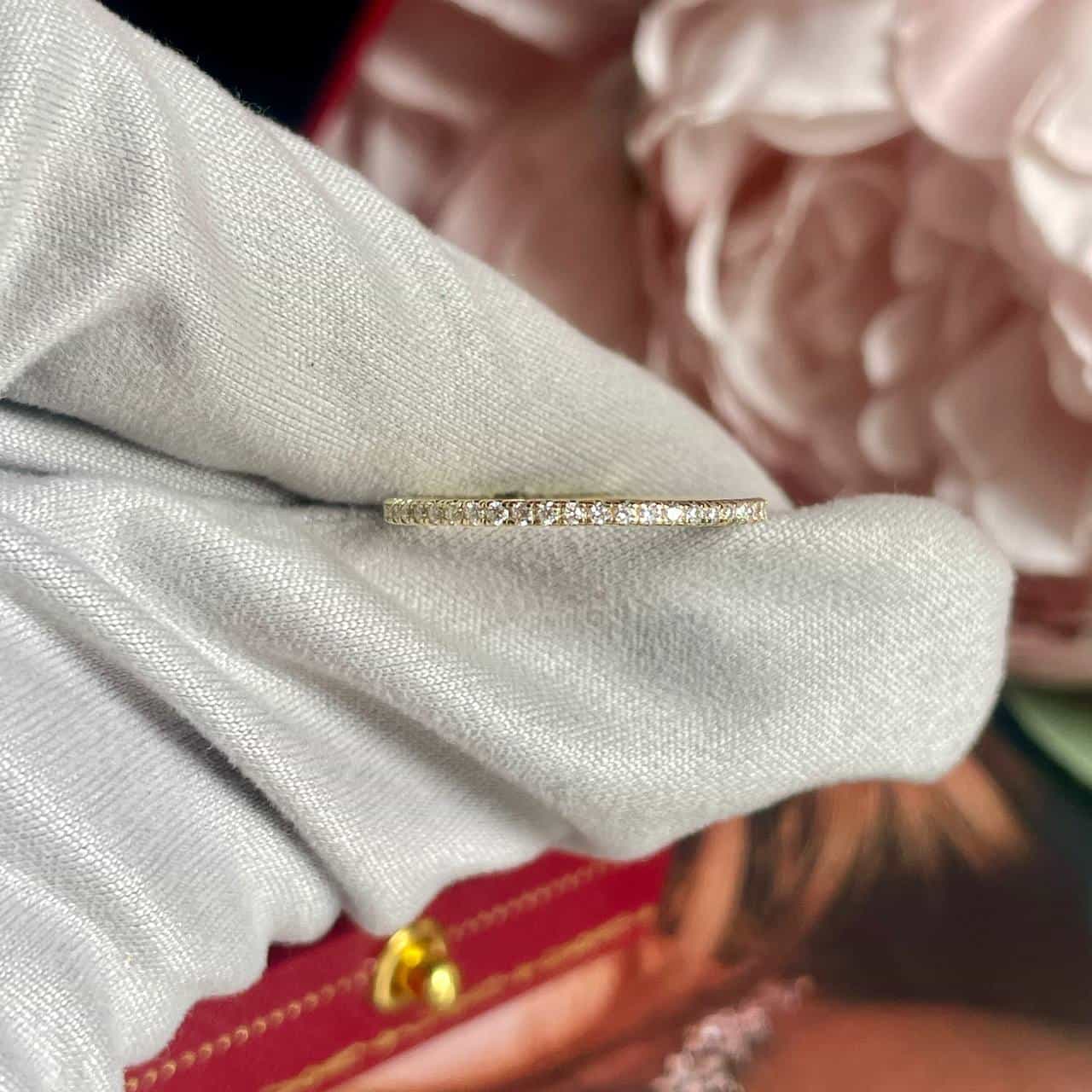Cartier Кольцо Cartier Etincelle с бриллиантами 0,22ct 1,55mm