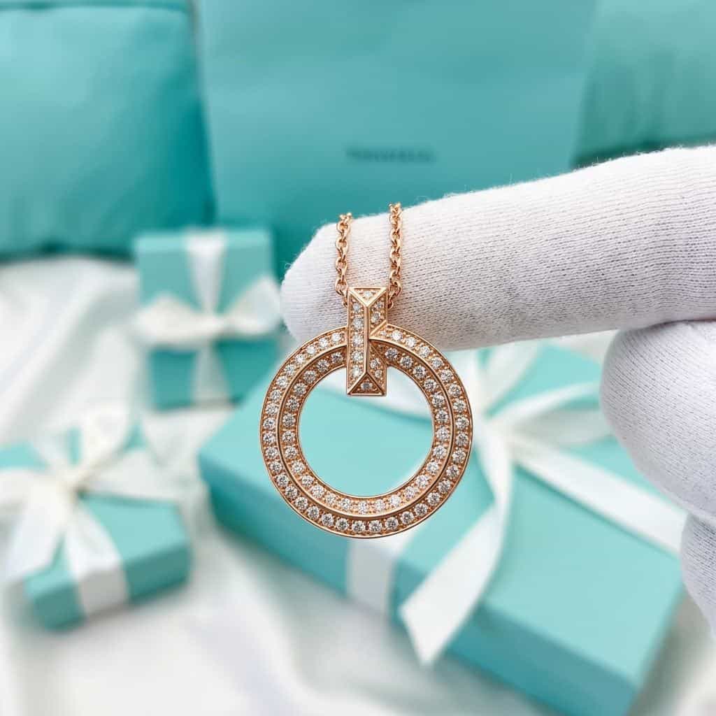 Tiffany & Co. Кулон Tiffany T1 Circle с бриллиантами