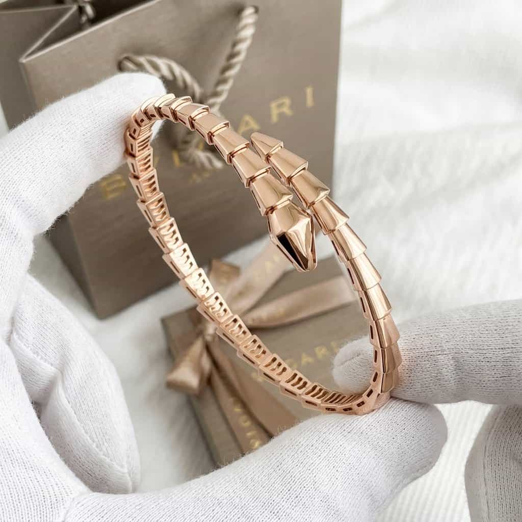 Bulgari Bvlgari Serpenti Viper браслет из желтого золота
