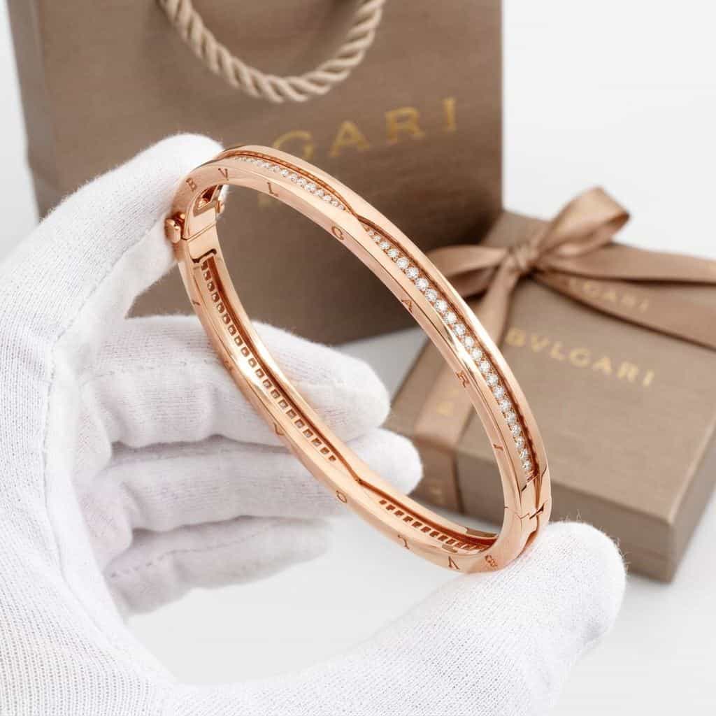 Bulgari B.zero1 браслет Bvlgari с бриллиантами