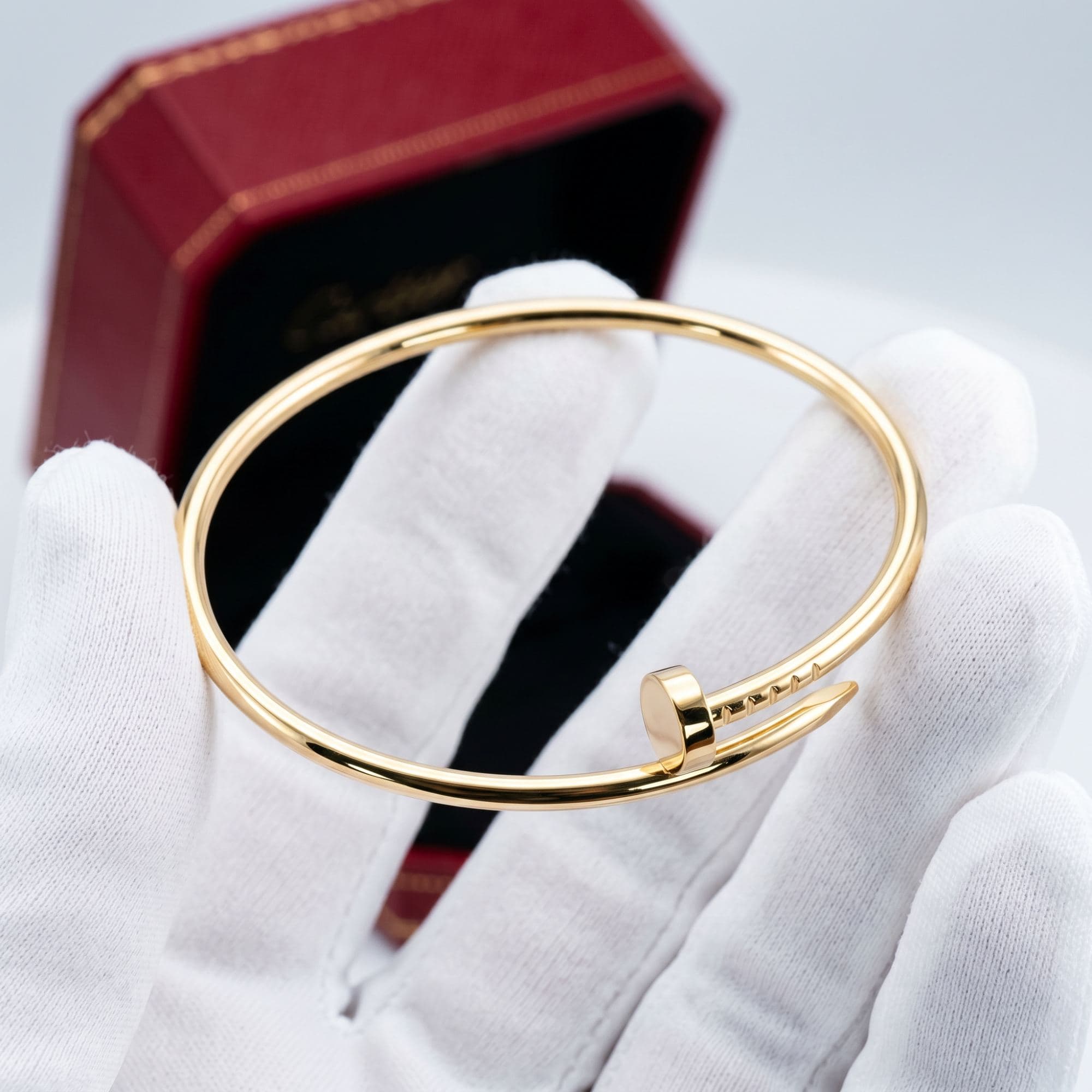 Золотой браслет Cartier Juste un Clou (гвоздь), малая модель, Жёлтое золото