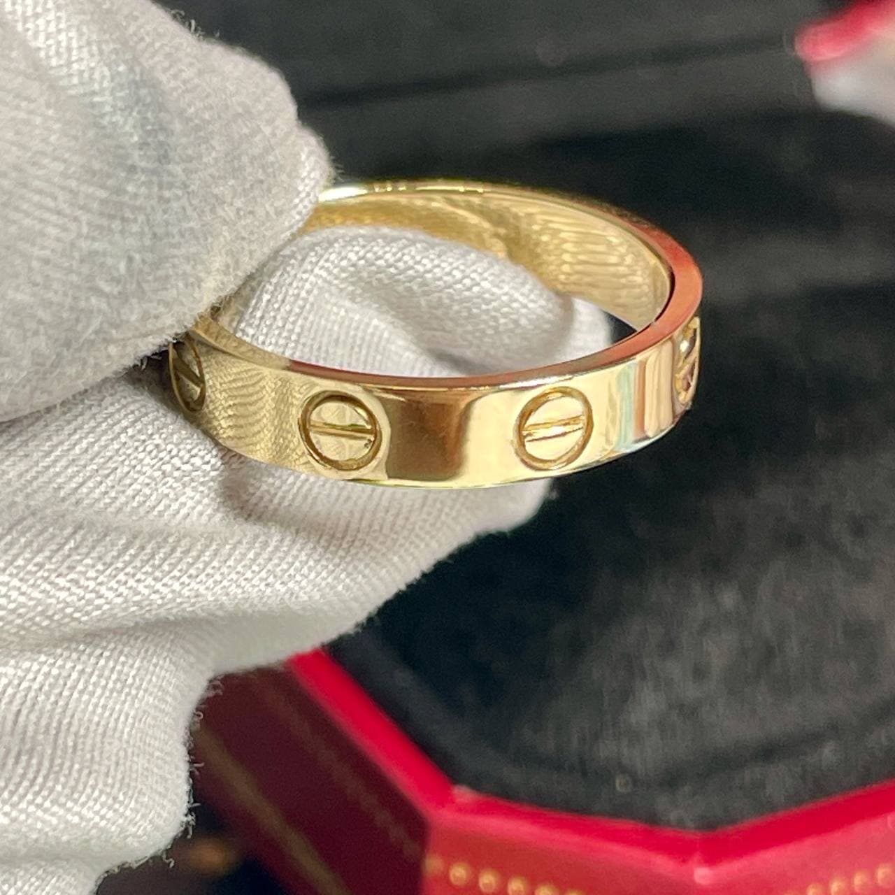 Cartier Кольцо Cartier Love узкая модель без бриллиантов (желтое золото 585)