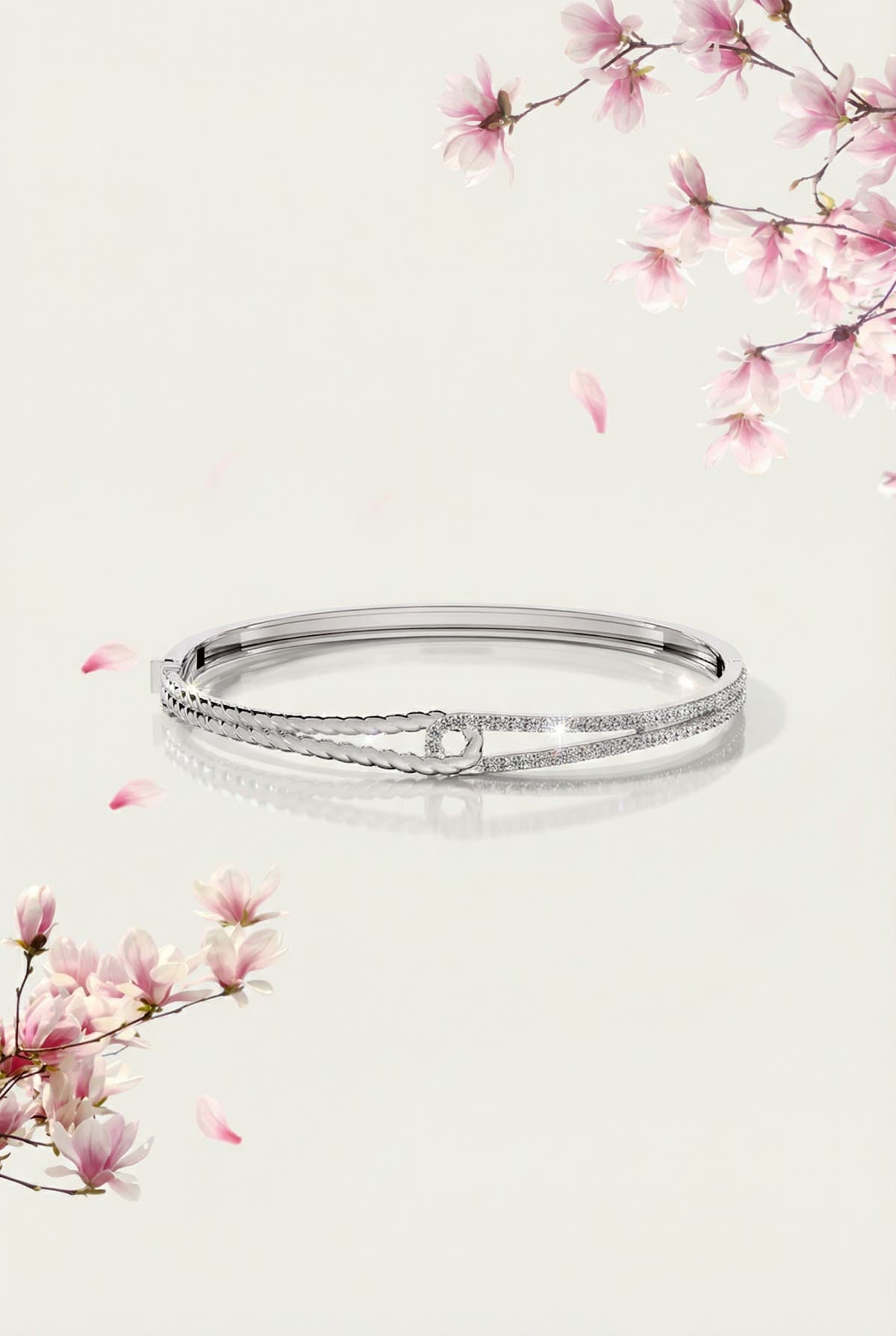 Золотой браслет с бриллиантами 0,66ct