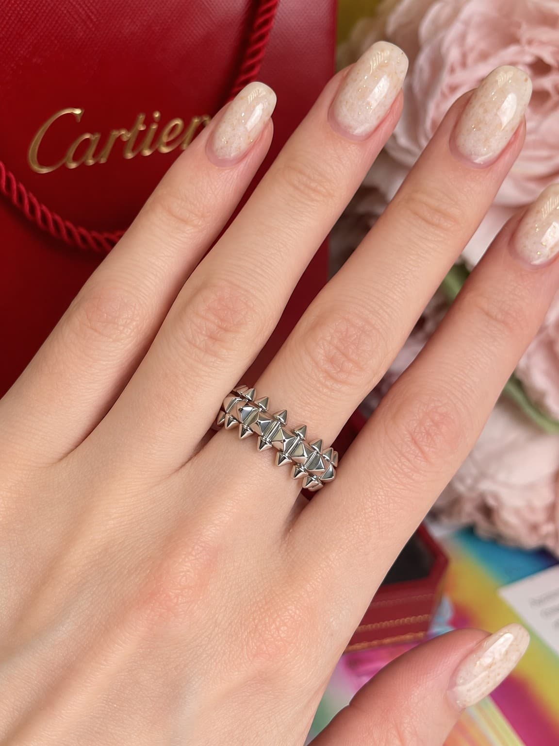Кольцо Cartier Clash средняя модель 8 мм — фото 3