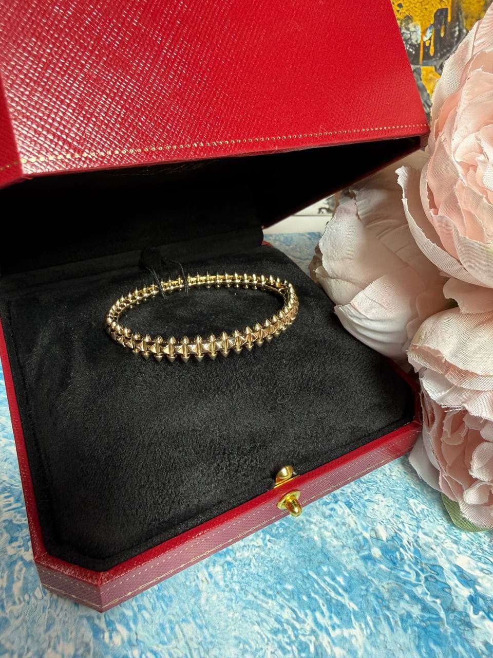 Браслет Cartier Clash 6.4 мм ( золото желтое 585)