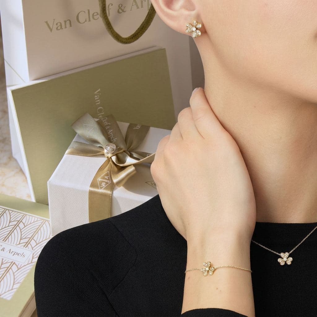 Браслет Van Cleef & Arpels Frivole, мини-модель, Жёлтое золото