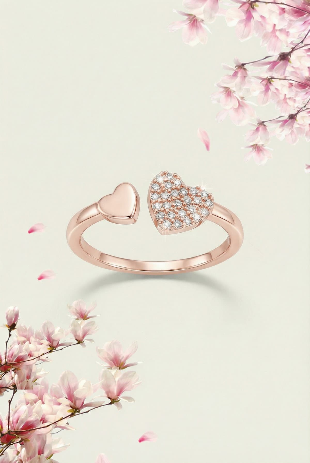 Золотое кольцо с бриллиантами 0,102ct