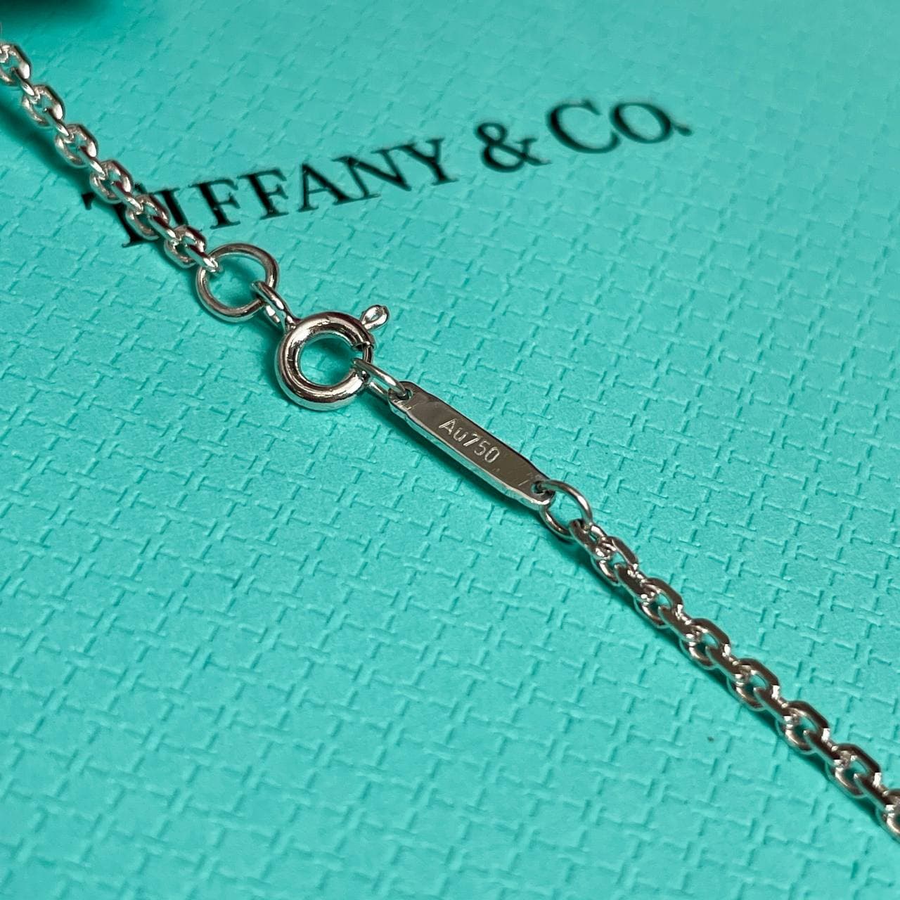 Подвеска Tiffany 1 ct (белое золото 585) — фото 6