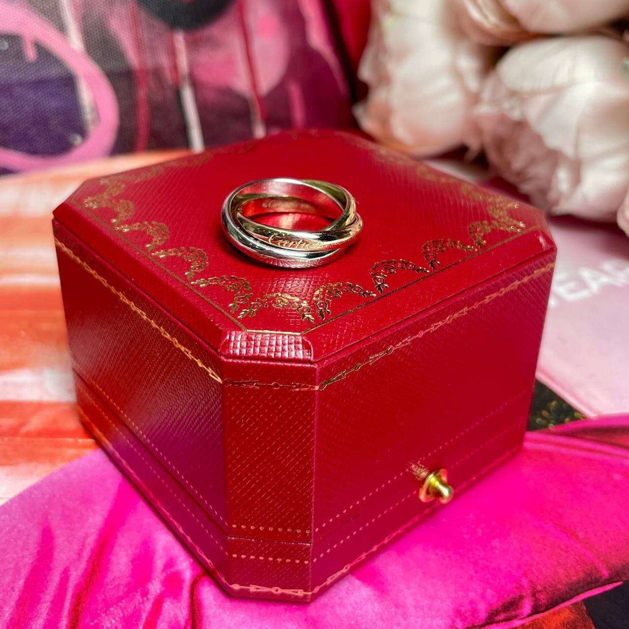 Кольцо Cartier Trinity 3,2 мм (золото 585), Золото
