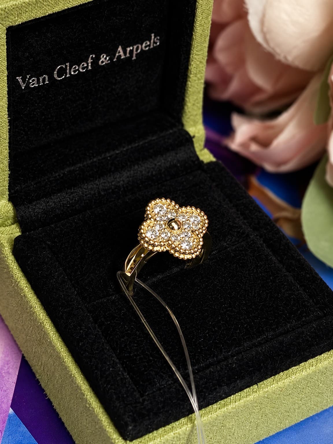 Кольцо Van Cleff с бриллиантами 0,52ct — фото 6