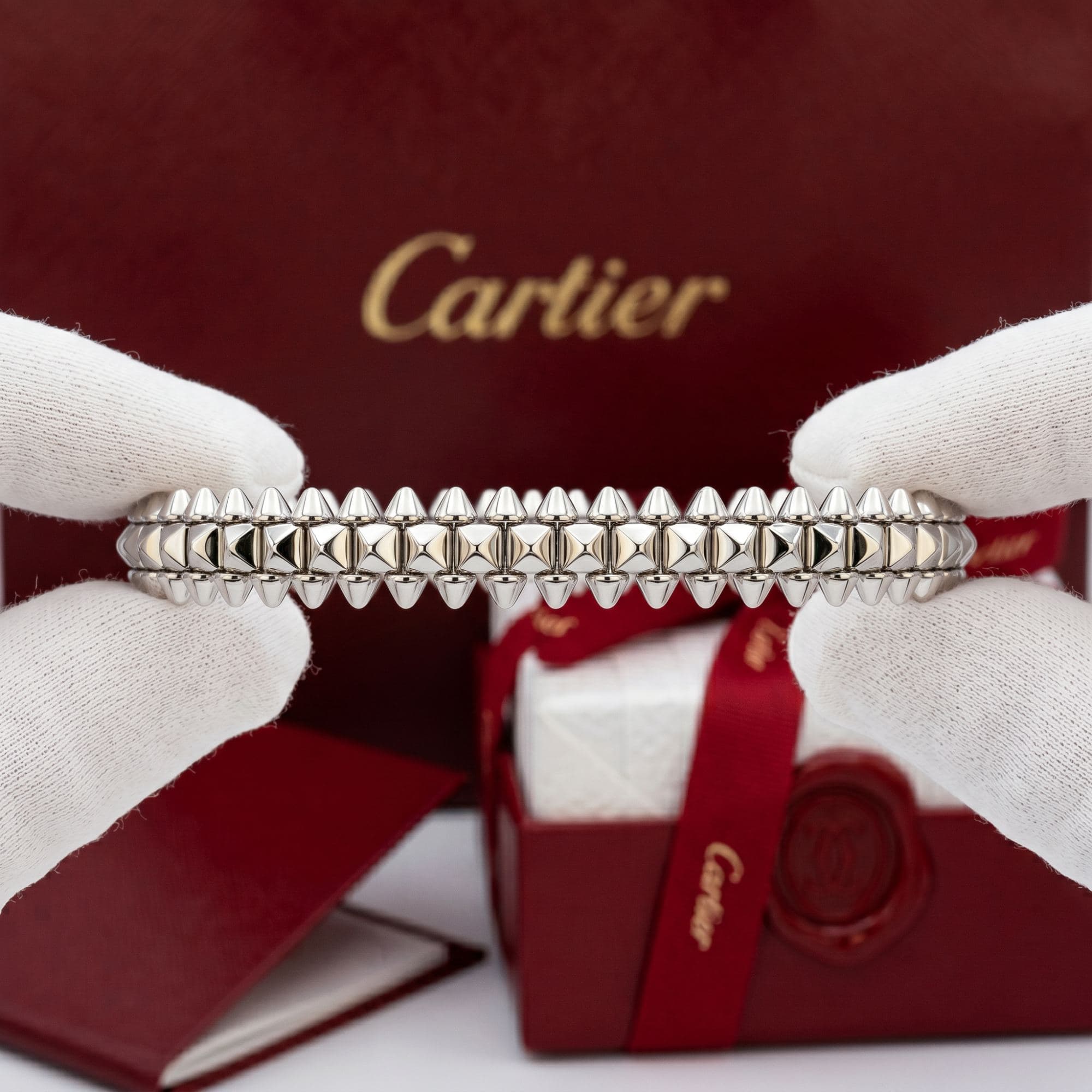 Золотой браслет Cartier Clash, малая модель — фото 3
