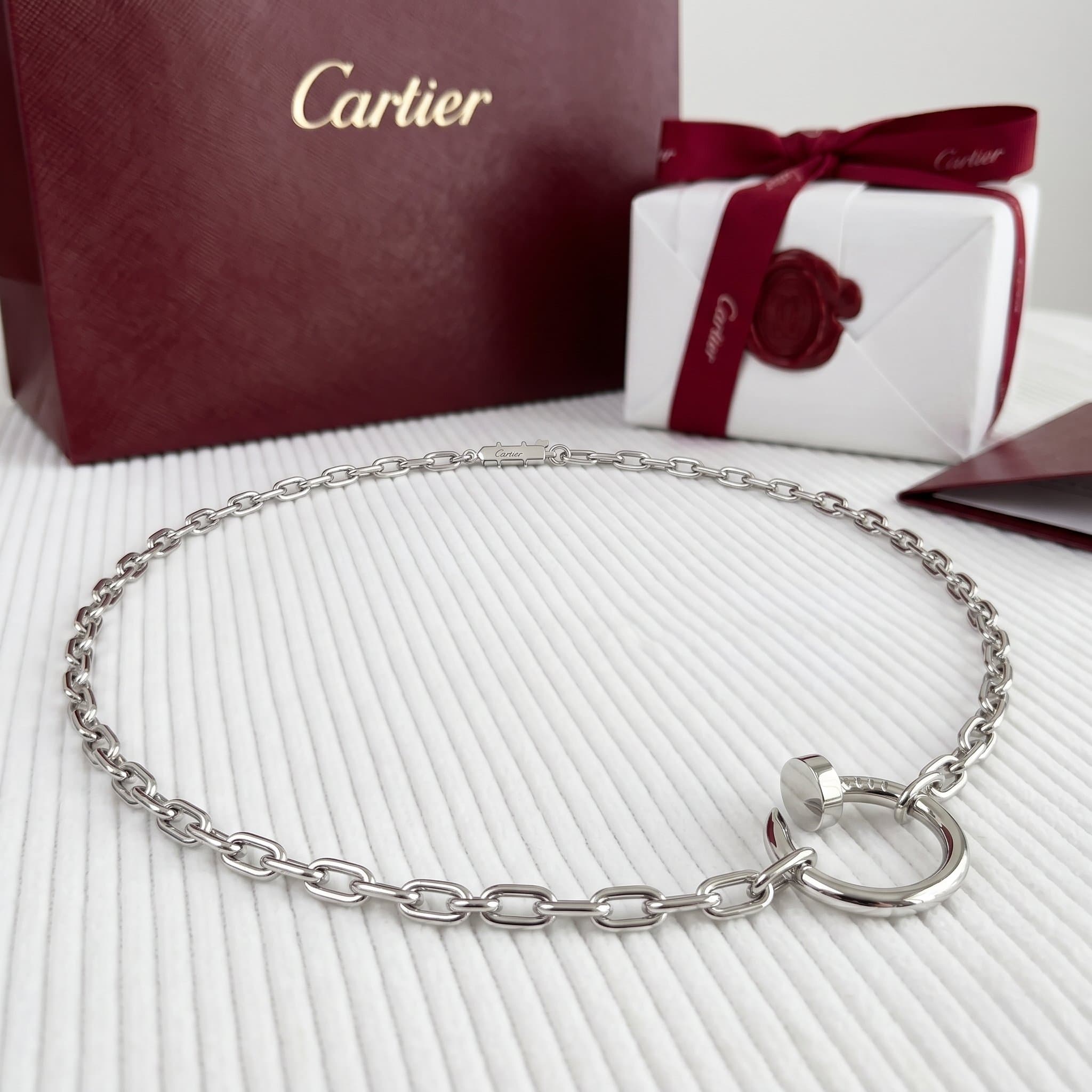 Золотое колье Cartier Juste un Clou (гвоздь)