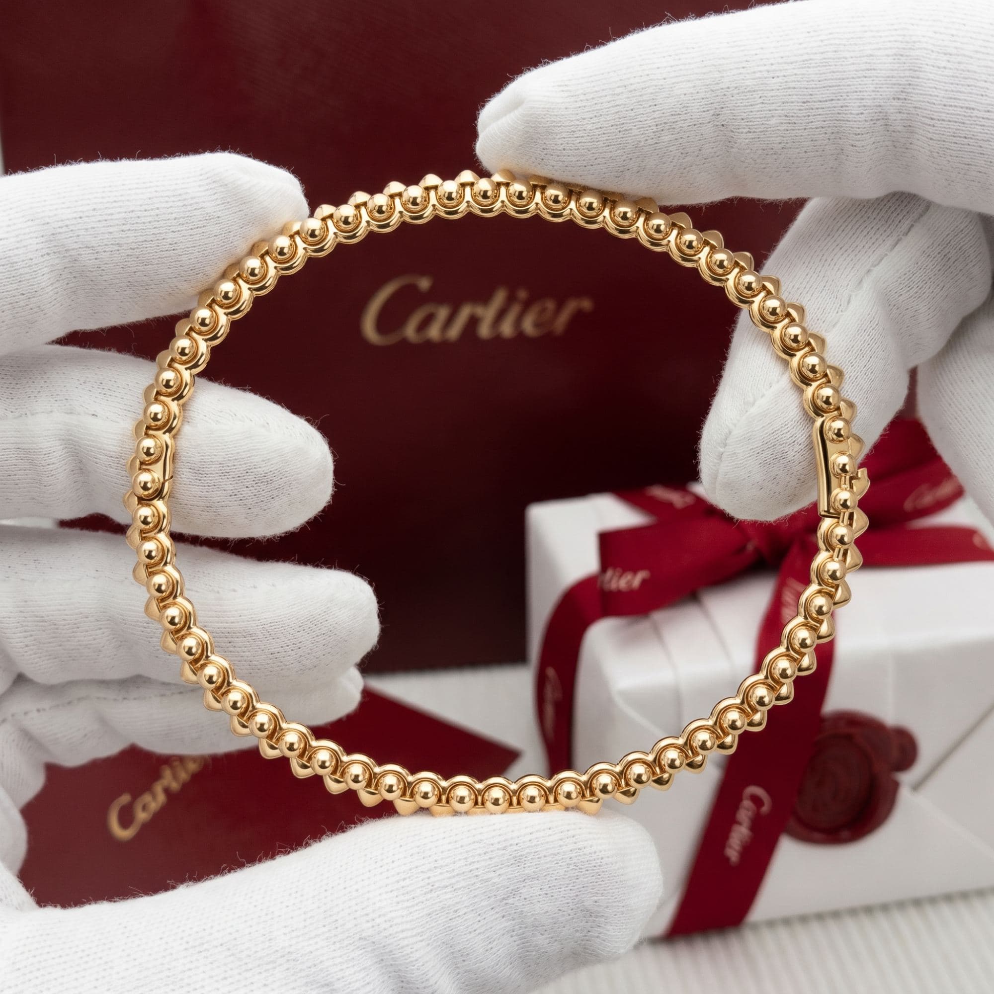 Золотой браслет Cartier Clash, средняя модель — фото 6