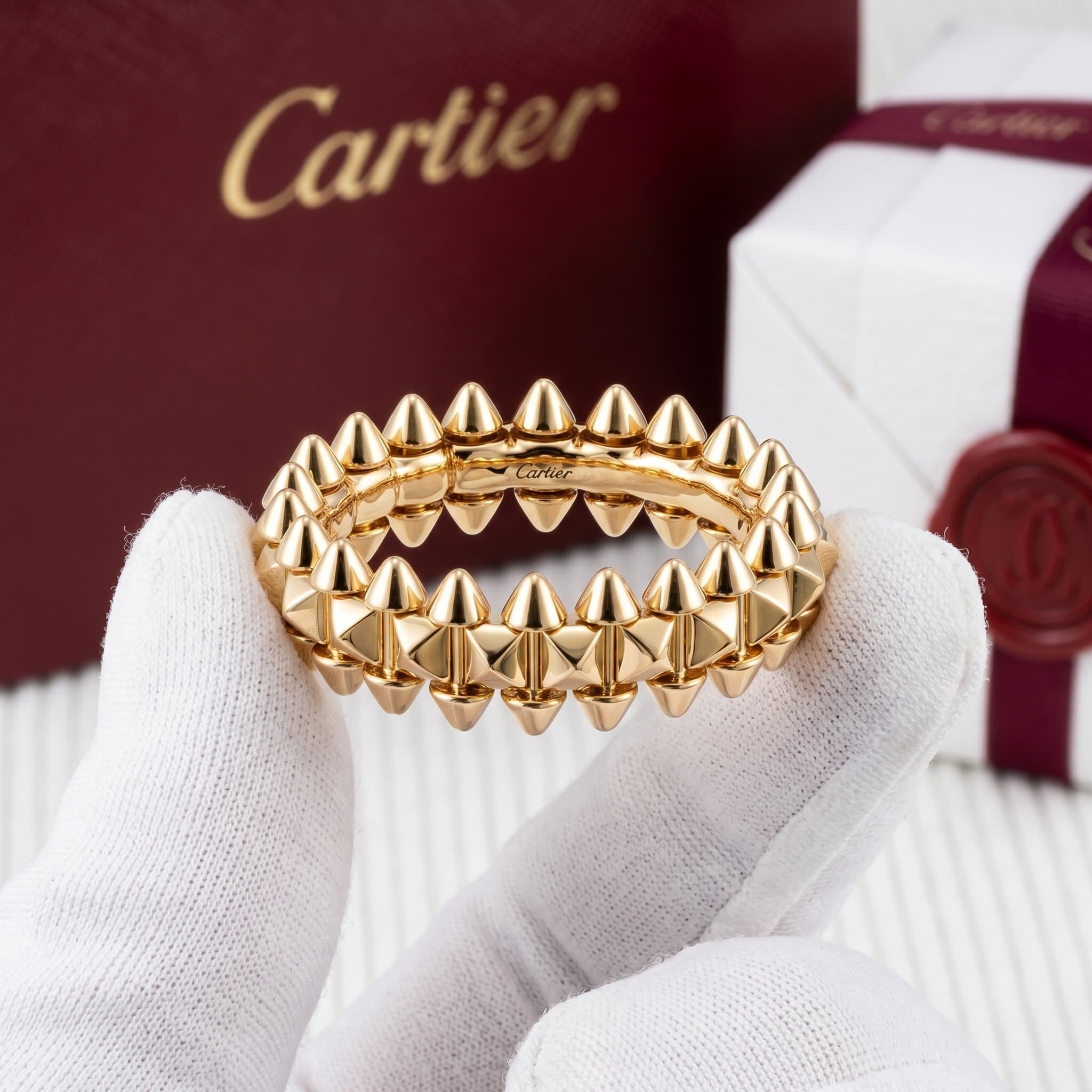 Золотое кольцо Cartier Clash, Жёлтое золото