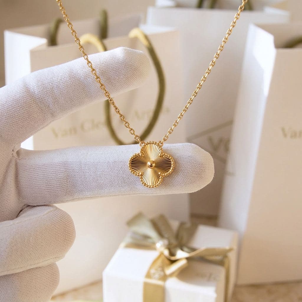 Кулон Van Cleef & Arpels Alhambra, Жёлтое золото