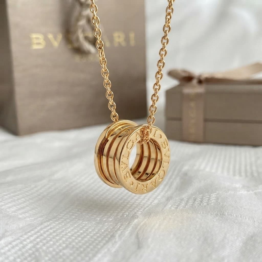Колье B.zero1 Bulgari из розового золота