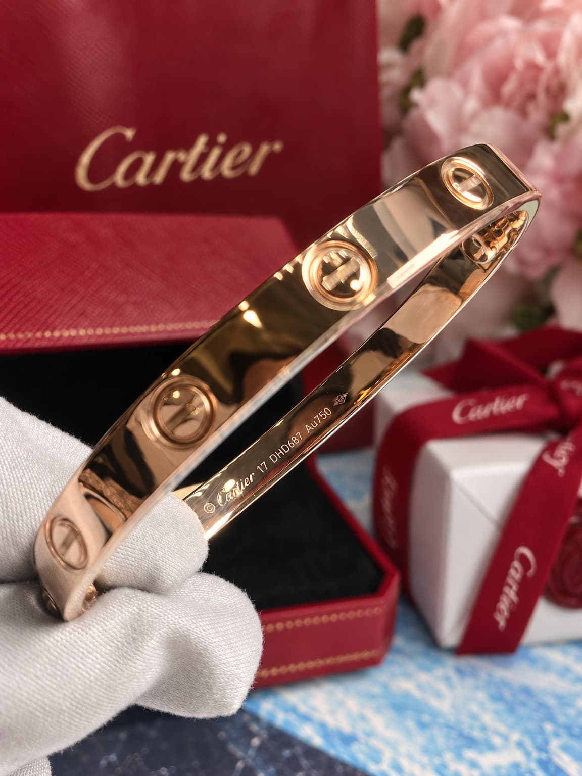 Браслет Cartier Love без бриллиантов — фото 4