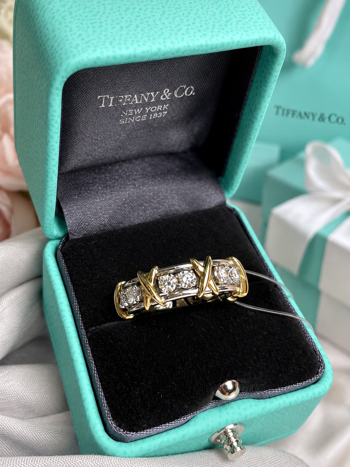 Tiffany & Co. Кольцо Tiffany Schlumberger 14 камней