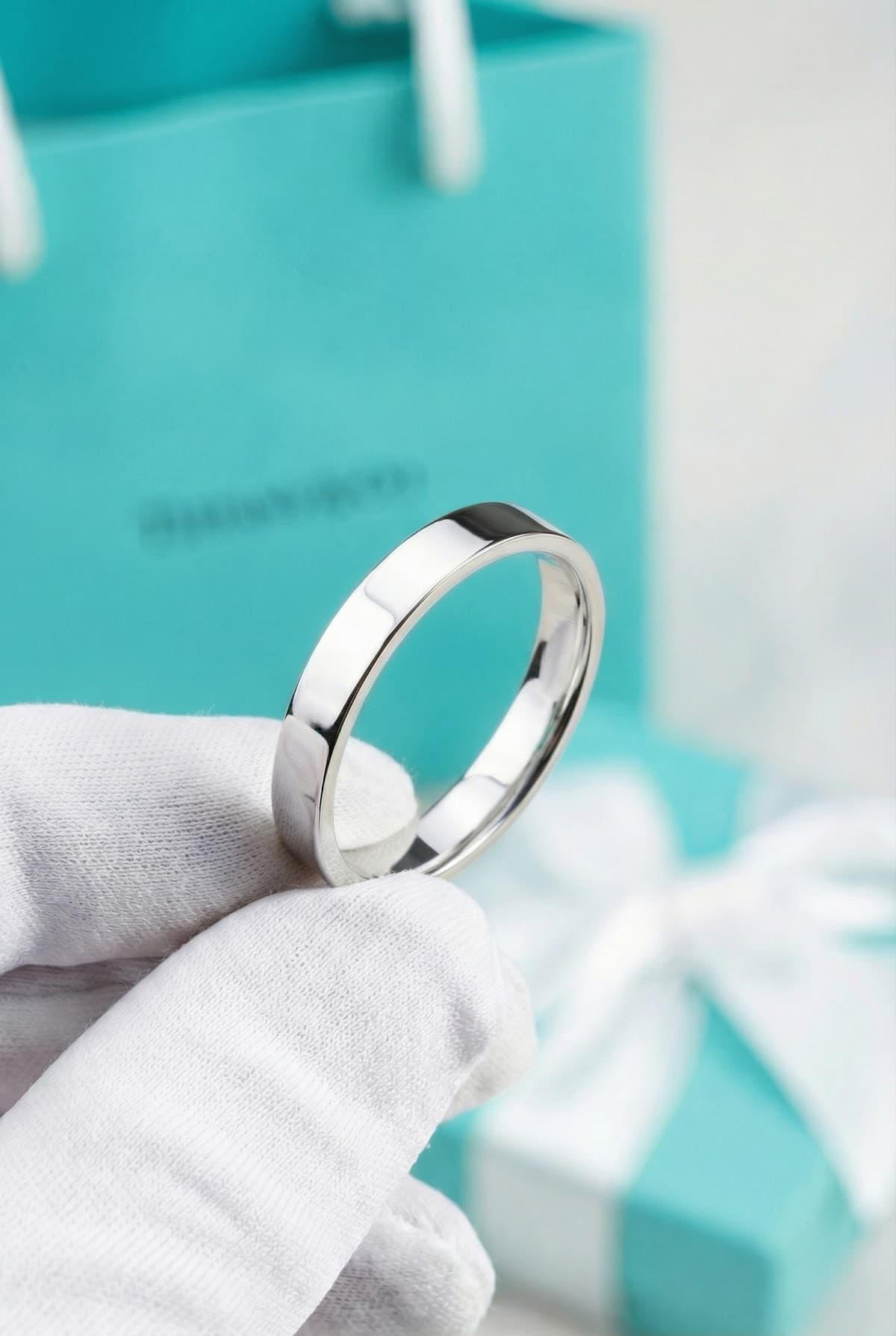 Обручальные кольца Tiffany & Co с бриллиантами — фото 3