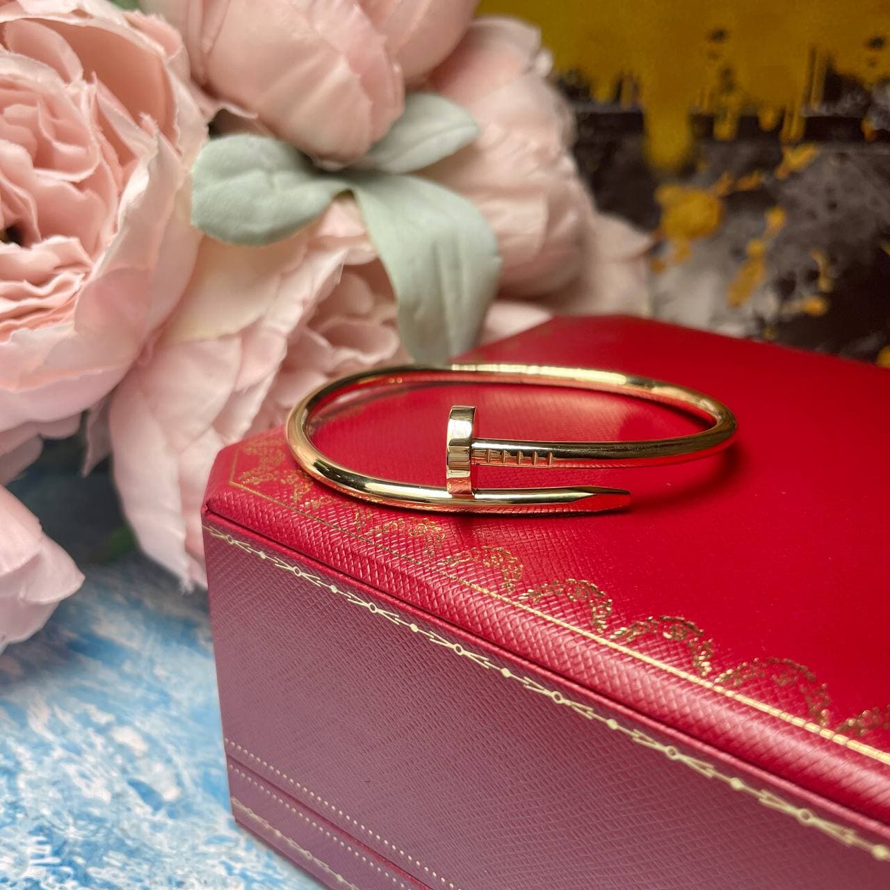 Браслет Cartier Juste Un Clou без бриллиантов (желтое золото 750)