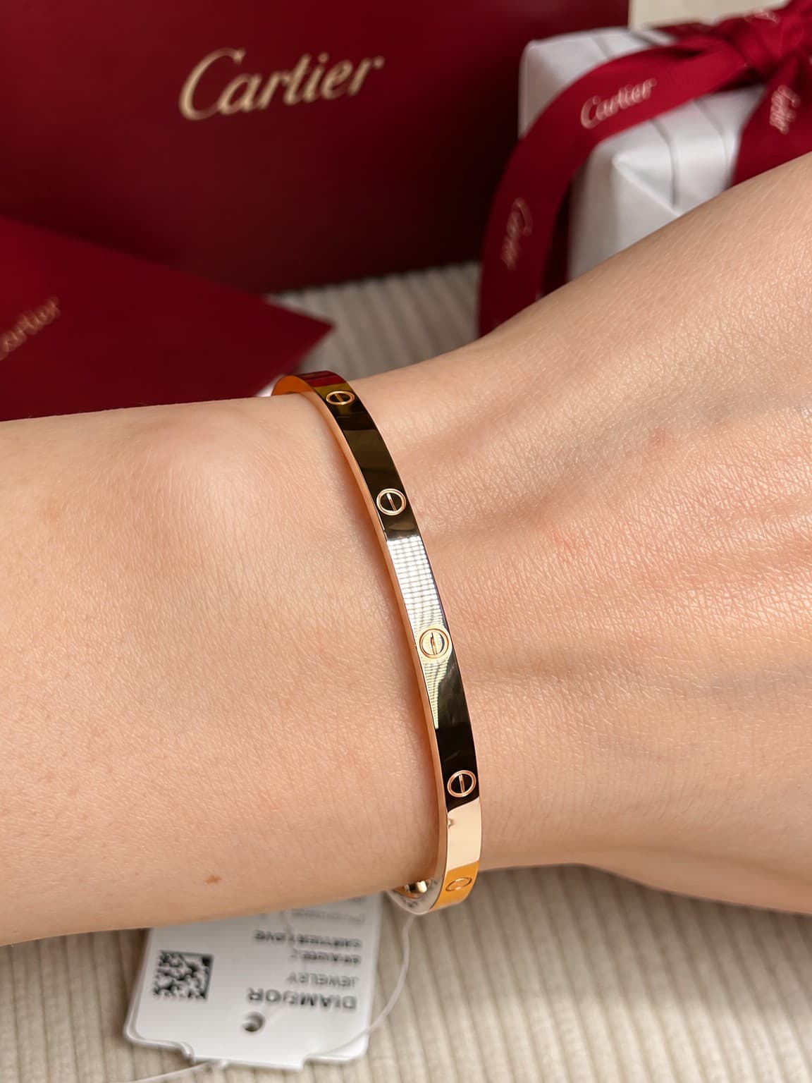 Браслет Cartier Love узкая модель — фото 2
