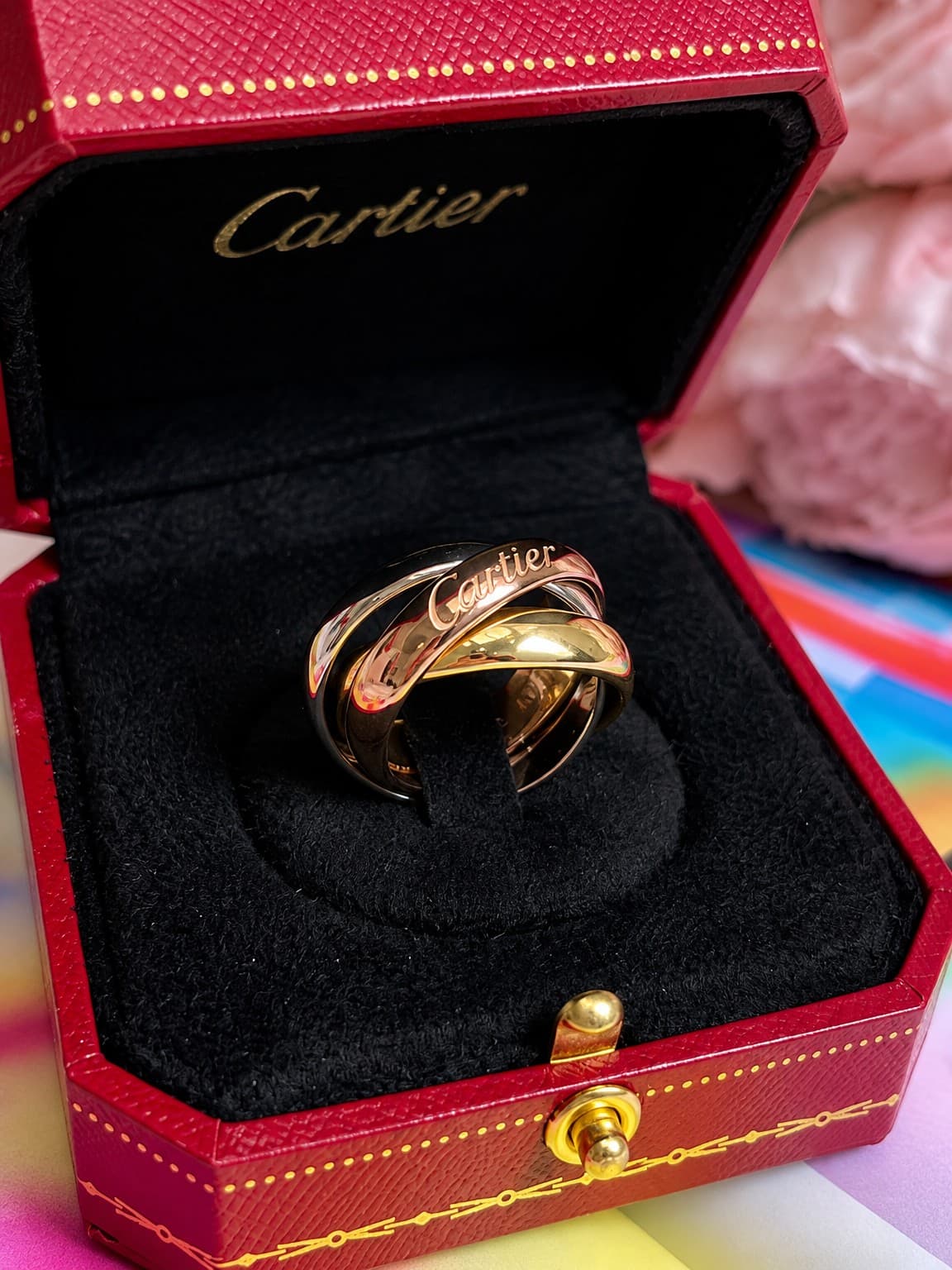 Кольцо Cartier Trinity Large model 4,4 мм — фото 6
