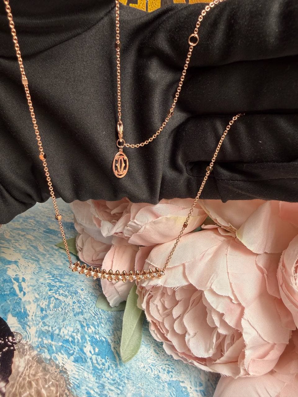 Подвеска Clash de Cartier с бриллиантами ( розовое золото 750) — фото 3