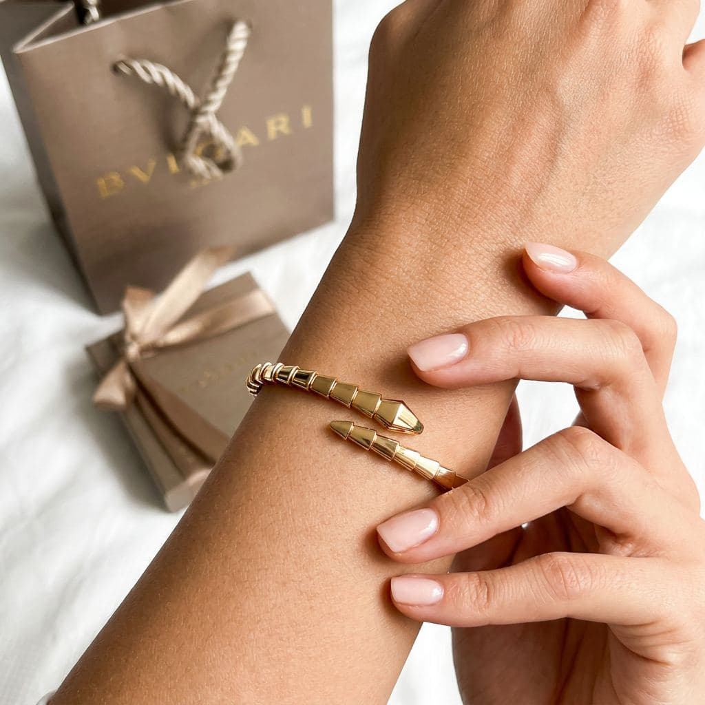 Bvlgari Serpenti Viper браслет из желтого золота — фото 4