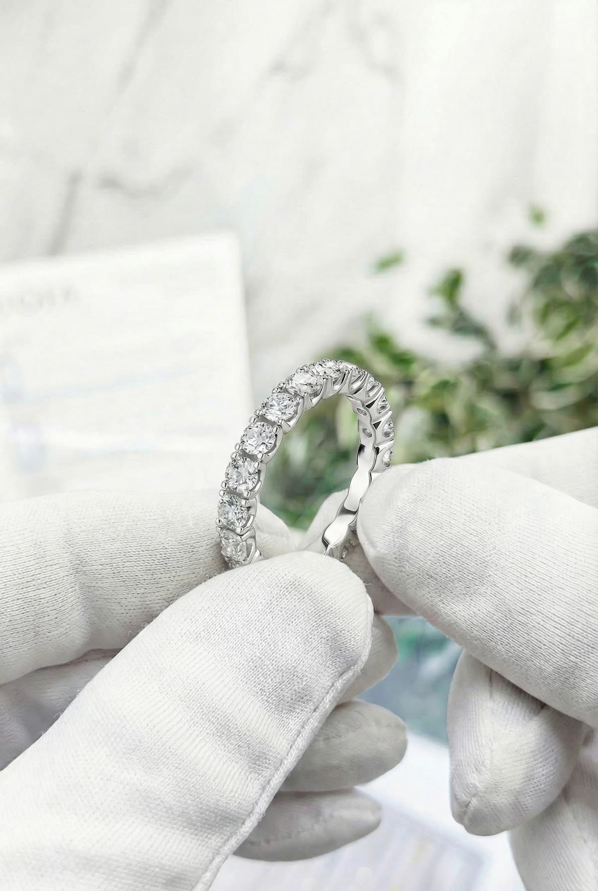 Tiffany & Co. Золотое обручальное кольцо с бриллиантами Tiffany & Co.