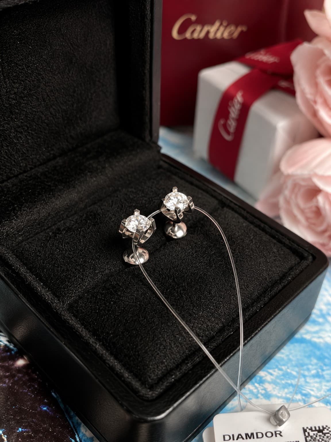 Серьги Cartier пусеты — фото 4