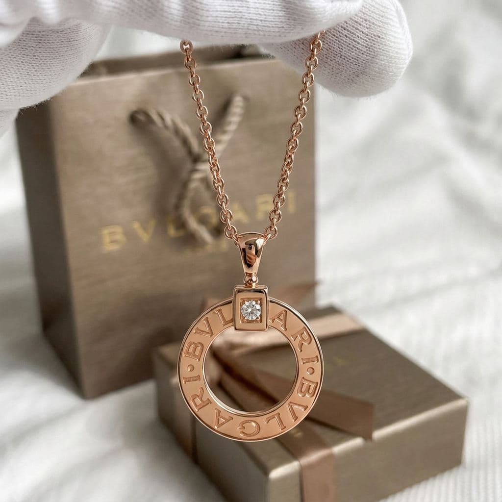 Ожерелье BVLGARI BVLGARI с бриллиантом