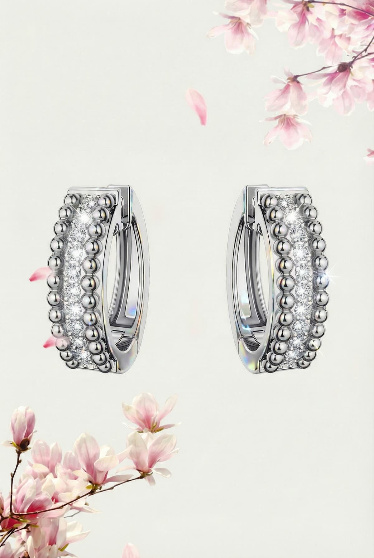 Золотые серьги с бриллиантами 0,37ct, Золото
