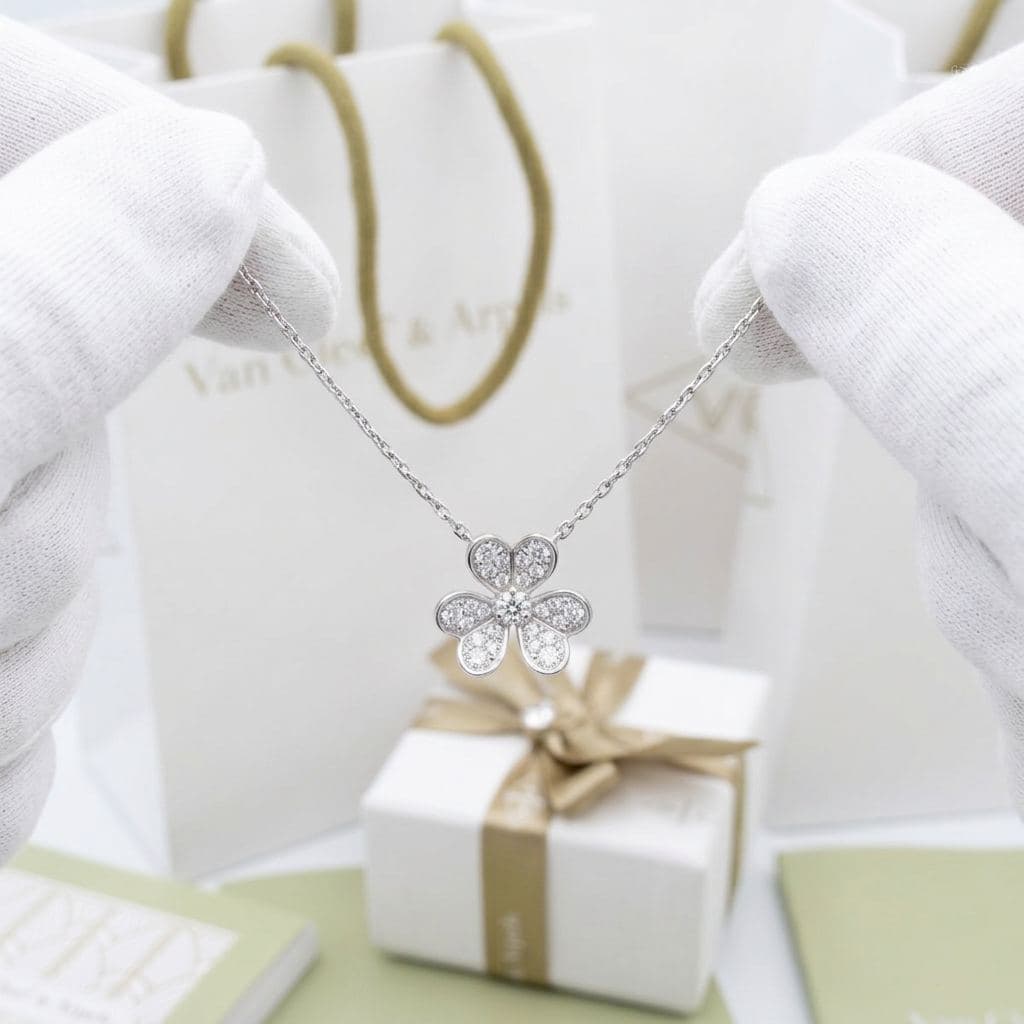 Кулон Van Cleef & Arpels Flora Frivole, мини, Жёлтое золото