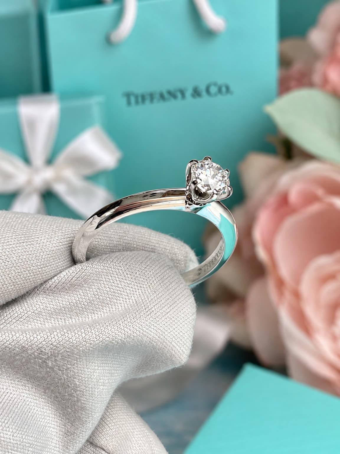 Кольцо Tiffany 0,53 ct — фото 3