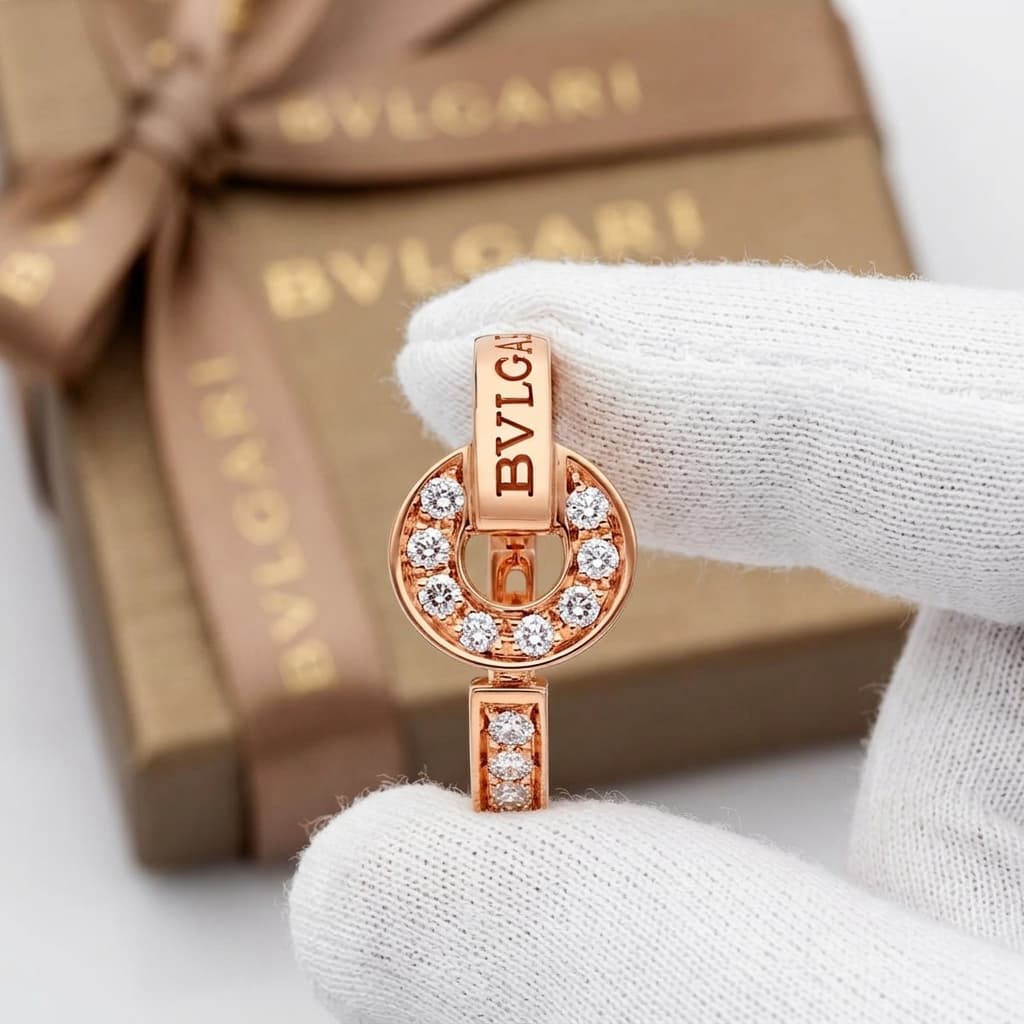 Кольцо BVLGARI BVLGARI с бриллиантами