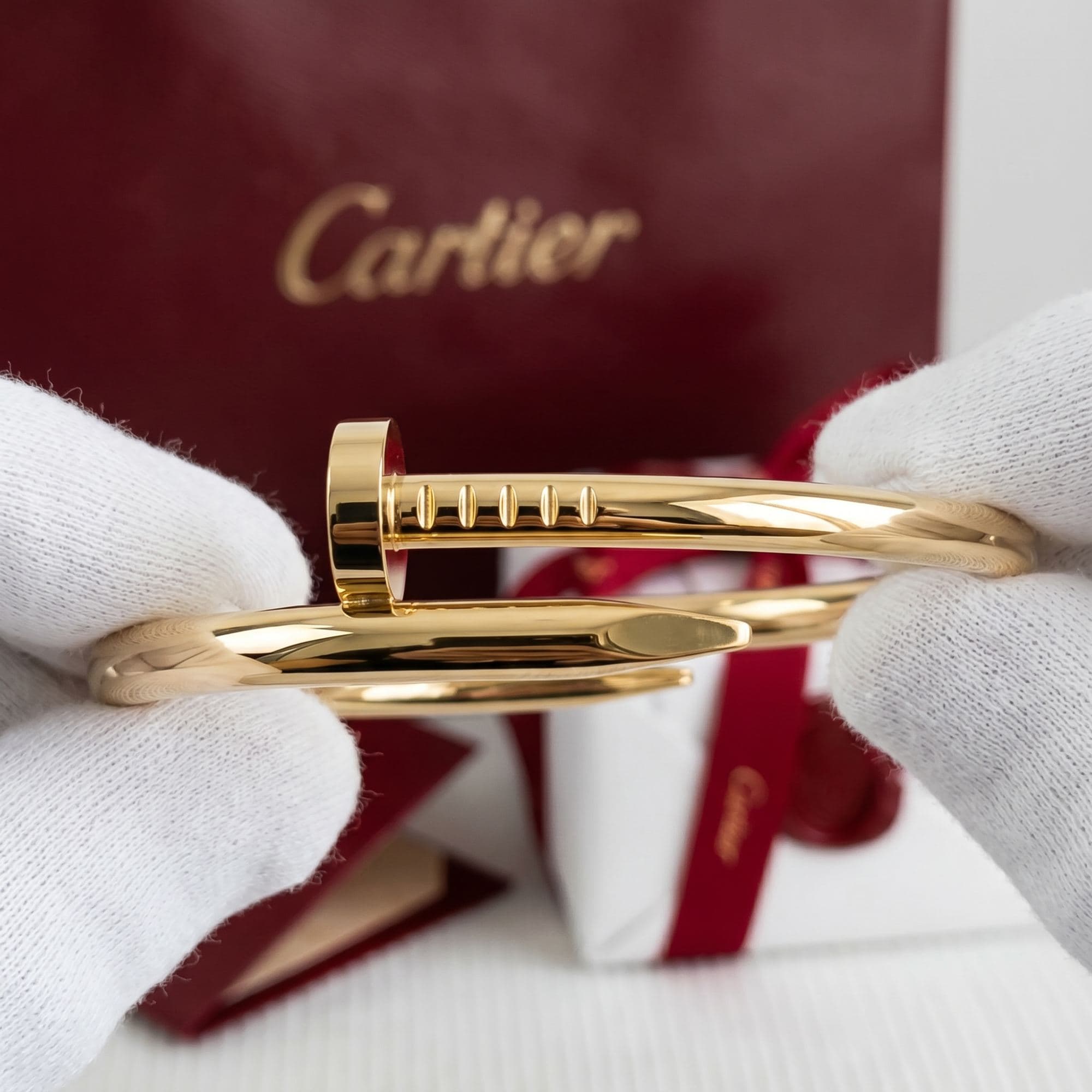 Золотой браслет Cartier Juste un Clou (гвоздь), классическая модель — фото 4