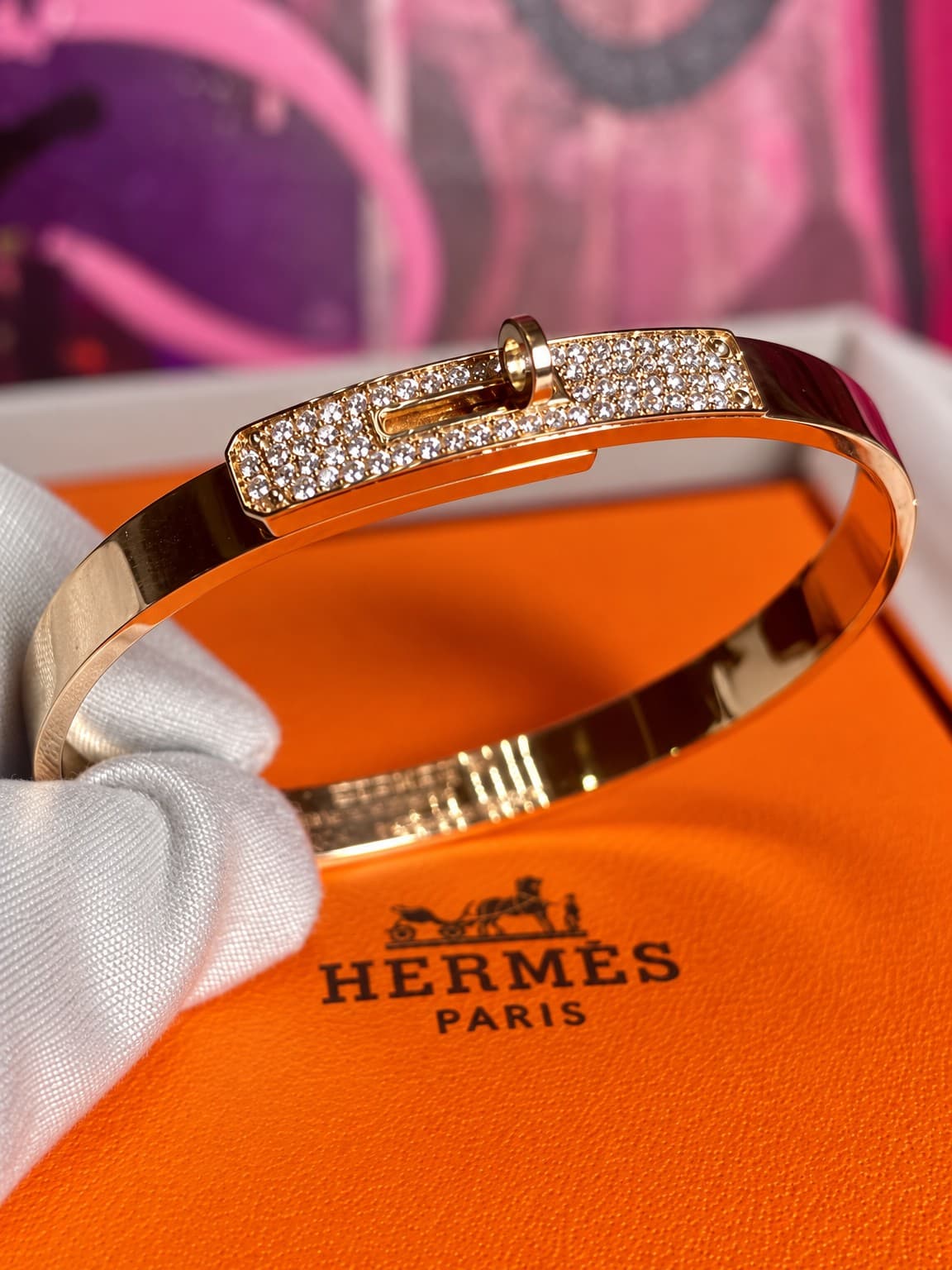 Браслет HERMES с бриллиантами 0,36ct — фото 2