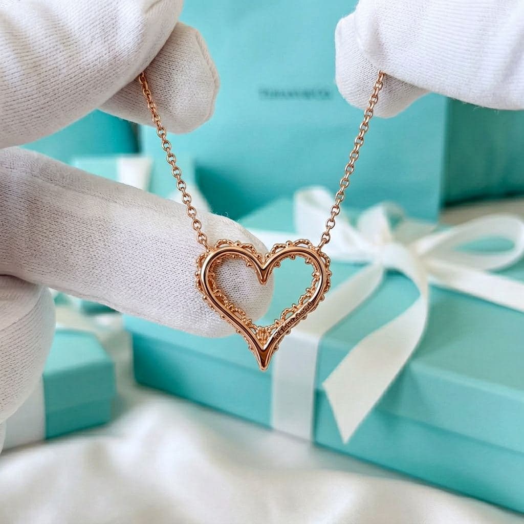Кулон Tiffany Hearts с бриллиантами — фото 2